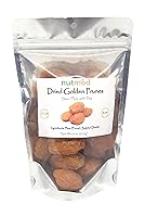 Vista 2 de Ciruelas pasas ácidas doradas secas (ciruela) con hoyos - 8 oz