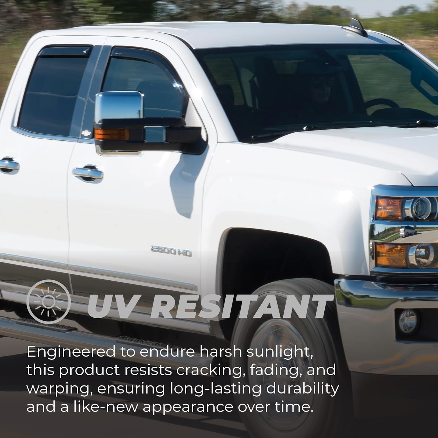 Putco 580137 Element Tinted Window Visor - Set of 4