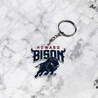 Desert Cactus Howard University Bison Keychain Keys Holder (PVC A)