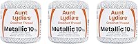 Vista 8 de Aunt Lydia Fashion Crochet blanco – 3 unidades de 150y/449.5 ft – Algodón – Calibre 3 – Crochet