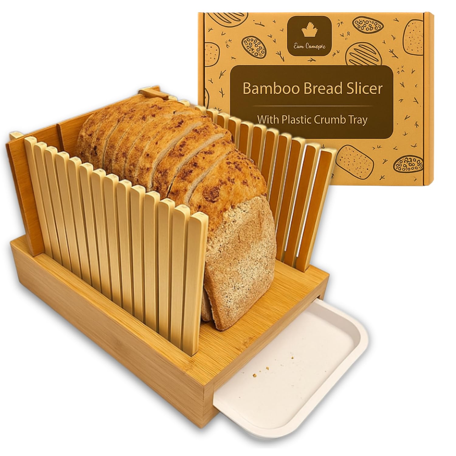 Amazon.com: Bamboo Bread Slicer Guide Cutter For Slicing