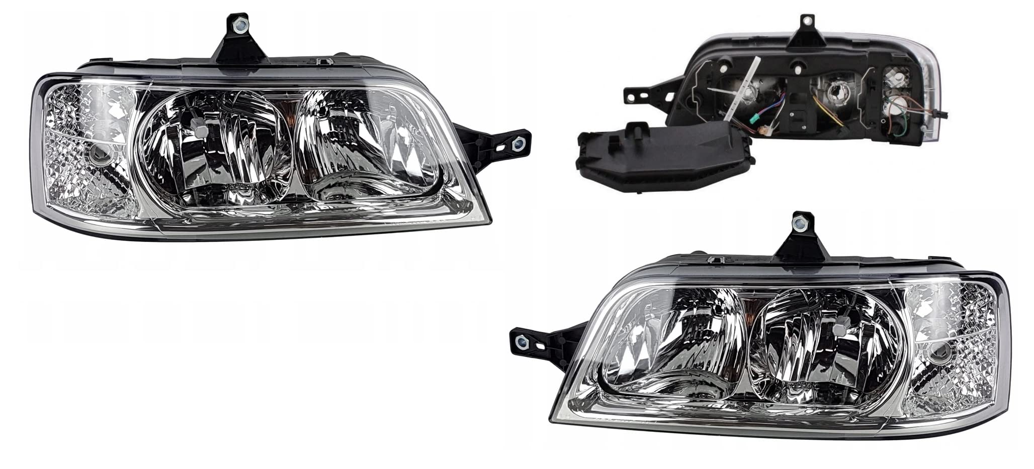 Set Fari Anteriori per Ducato Jumper Boxer 244 2002-2006 H7/H1