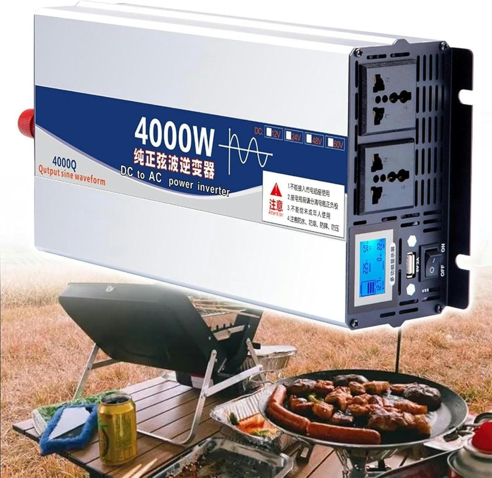 Onduleur pure sinus contre surchauffe appareil sensible camping car