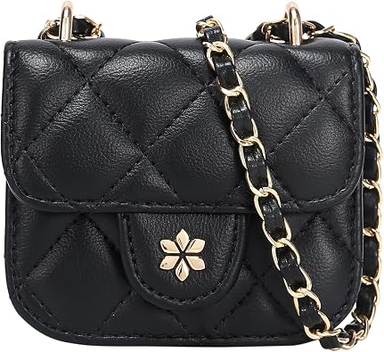 Quilted Mini Cross Body Bag - PU Vegan leather