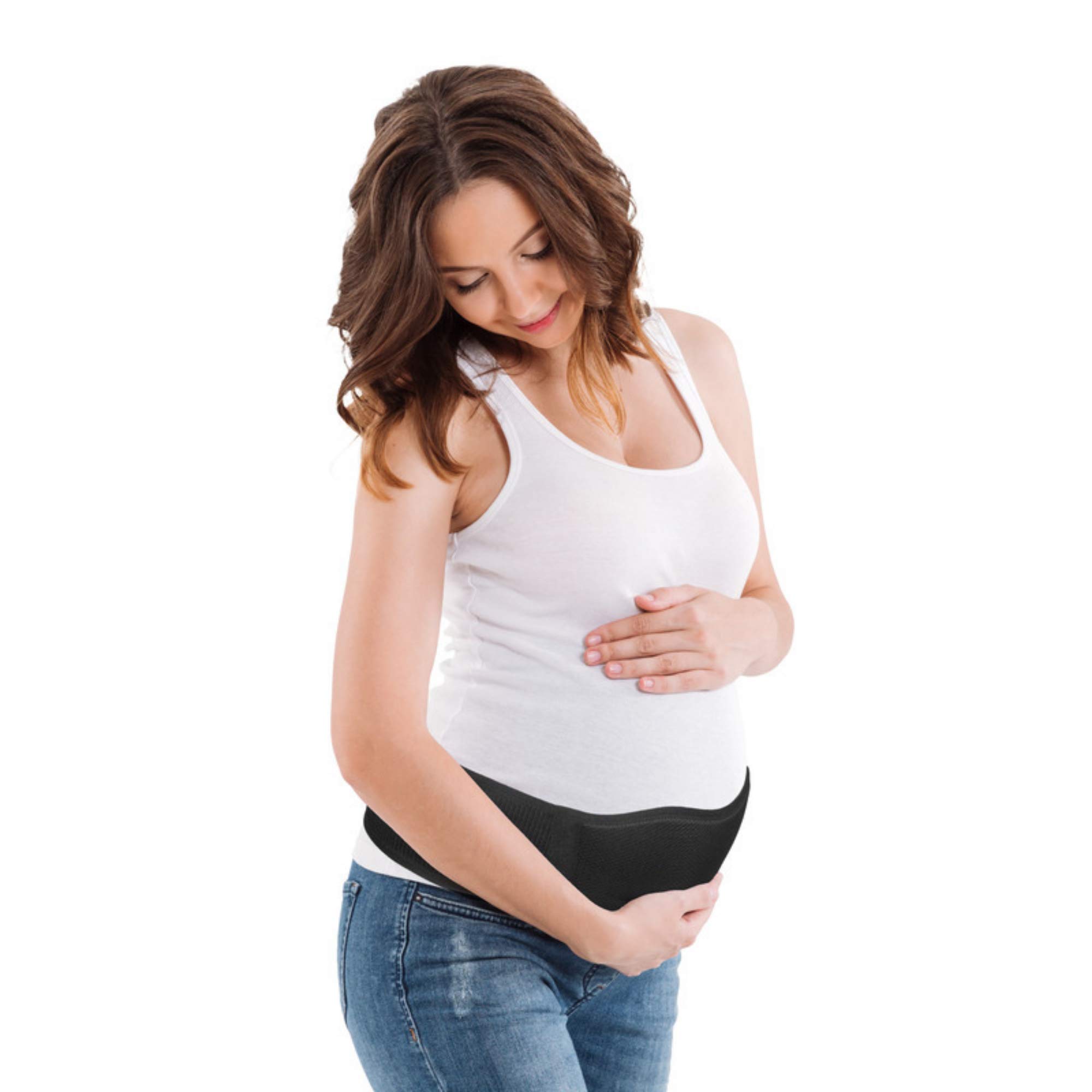 Cintura Di Maternità | Supporto Pancione E Schiena | Morbida E Traspirante Per Gravidanza - Foto 4