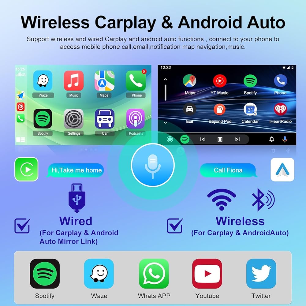 9-Inch Android Radio for Lexus RX (2004-2009) with Wireless Carplay 4