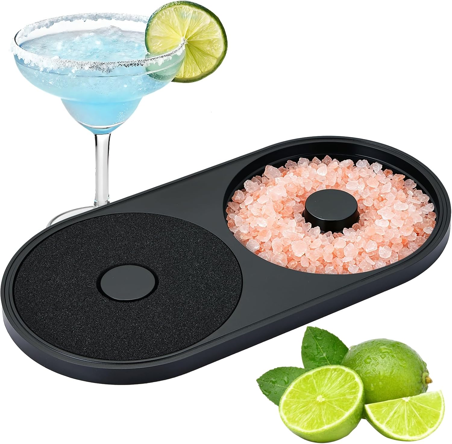 2-in-1 Margarita Salt Rimmer Set with Sponge