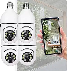 Kit 4 Câmera Ip Yoosee Prova D'água Infravermelho Lâmpada Hd