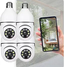 Kit 4 Câmera Ip Yoosee Prova D'água Infravermelho Lâmpada Hd
