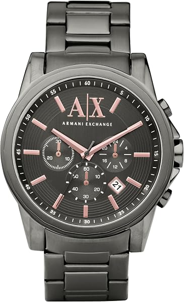Armani Exchange Men's Chronograph Watch with Stainless Steel