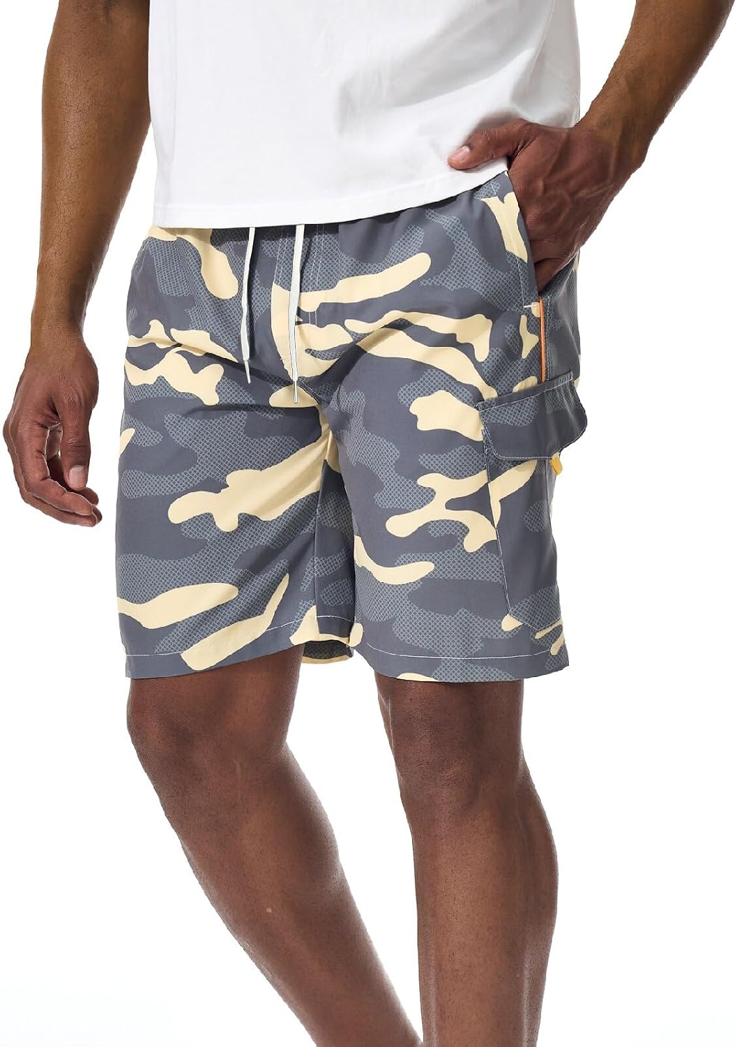 Men's Swim Trunks Quick Dry Board Shorts with Mesh Lining Beach Swimwear Bathing Suits