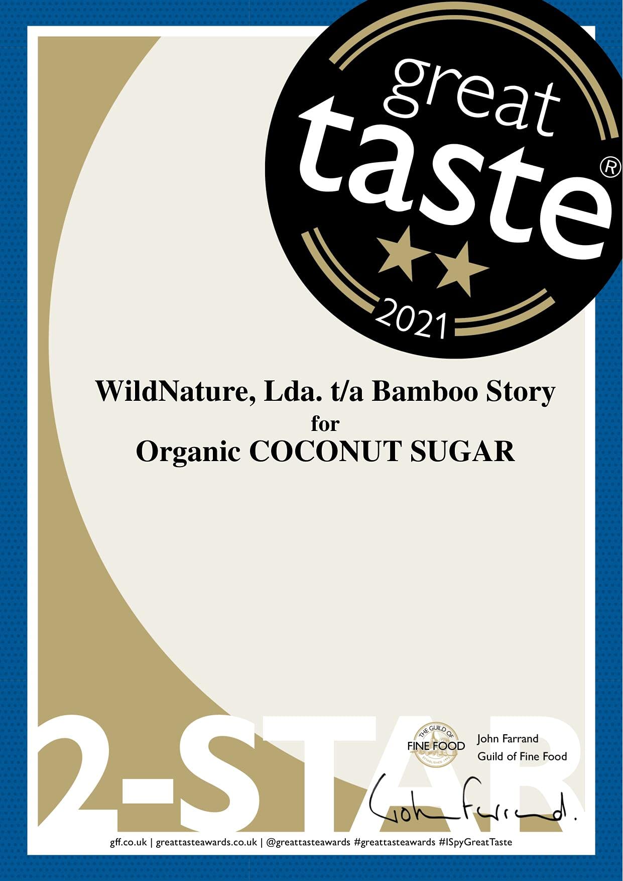Azúcar de Coco | BAMBOO STORY | Ecológico | Bio | Puro | 200g