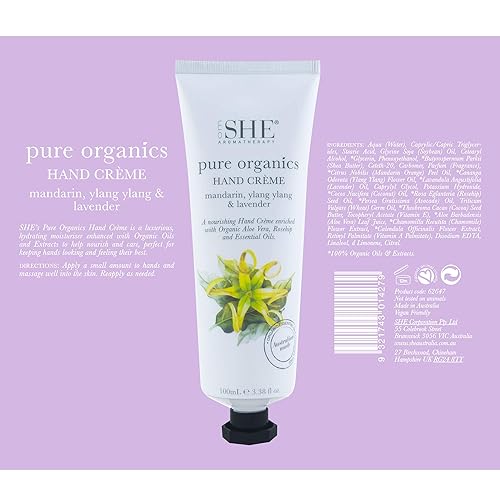 Miniatura 2 de Om She Aromatherapy Pure Organics - Crema de manos - Mandarina, Ylang Ylang y Lavanda