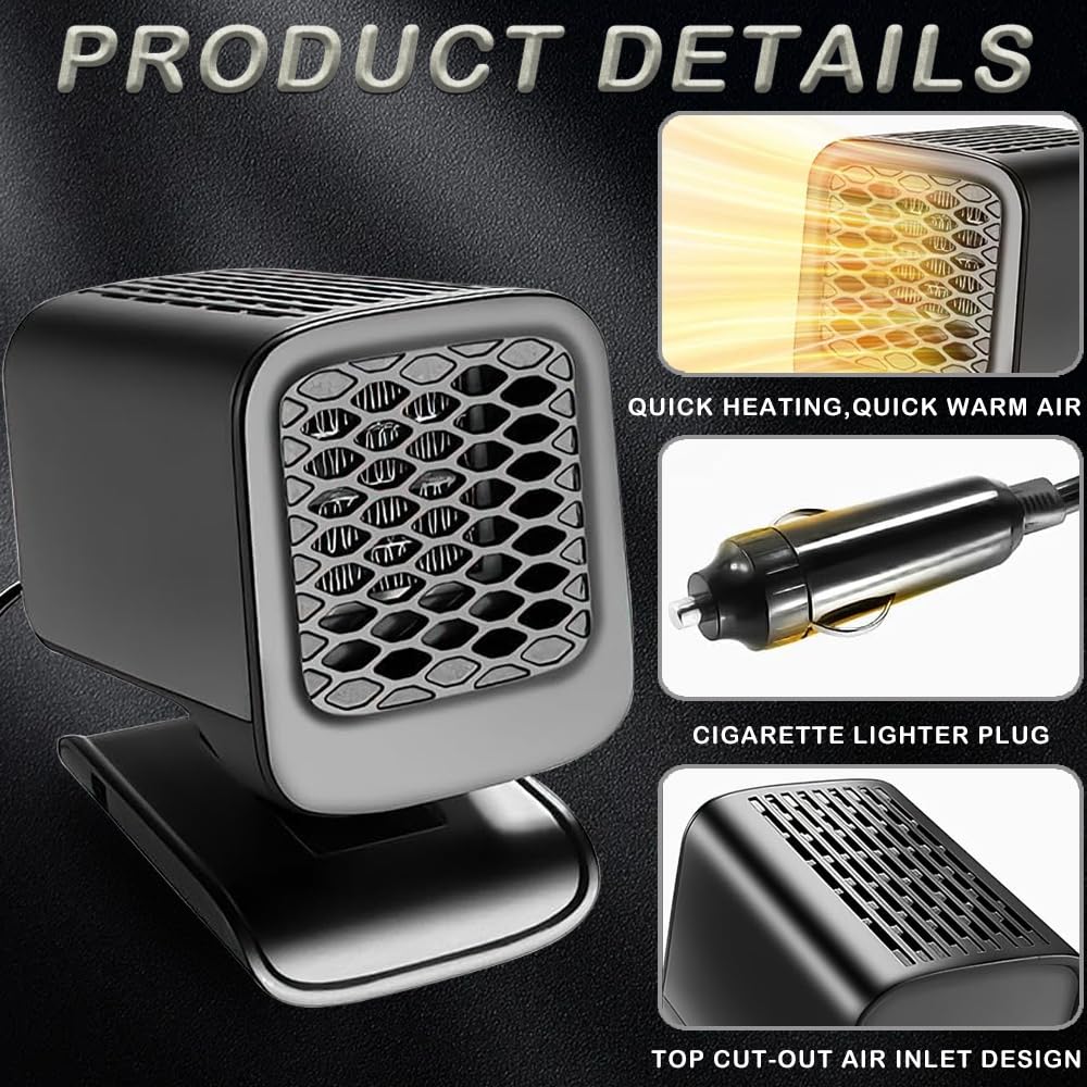 Auto Heizung 12V 150W - 2-in-1 Heizung & Kühlventilator Mit Zigarettenanzünder