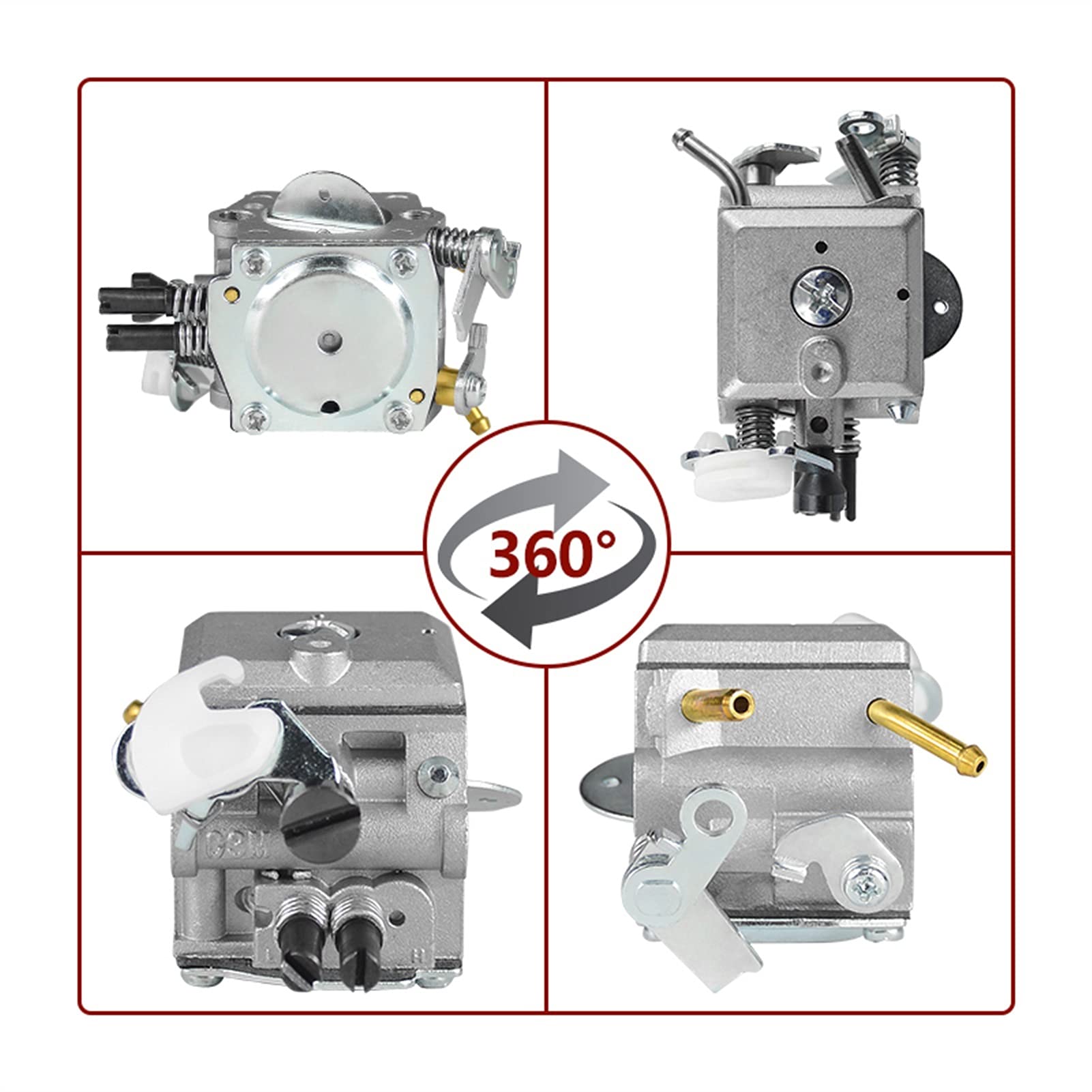 Gaźnik piły łańcuchowej, dla Husqvarna, 372XP 362 365 371 372 piła łańcuchowa, Walbro, HD-12 HD-6 5032818-01 503 28 32-03