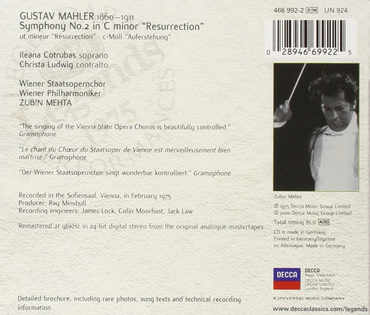 Mahler: Symphony No.2