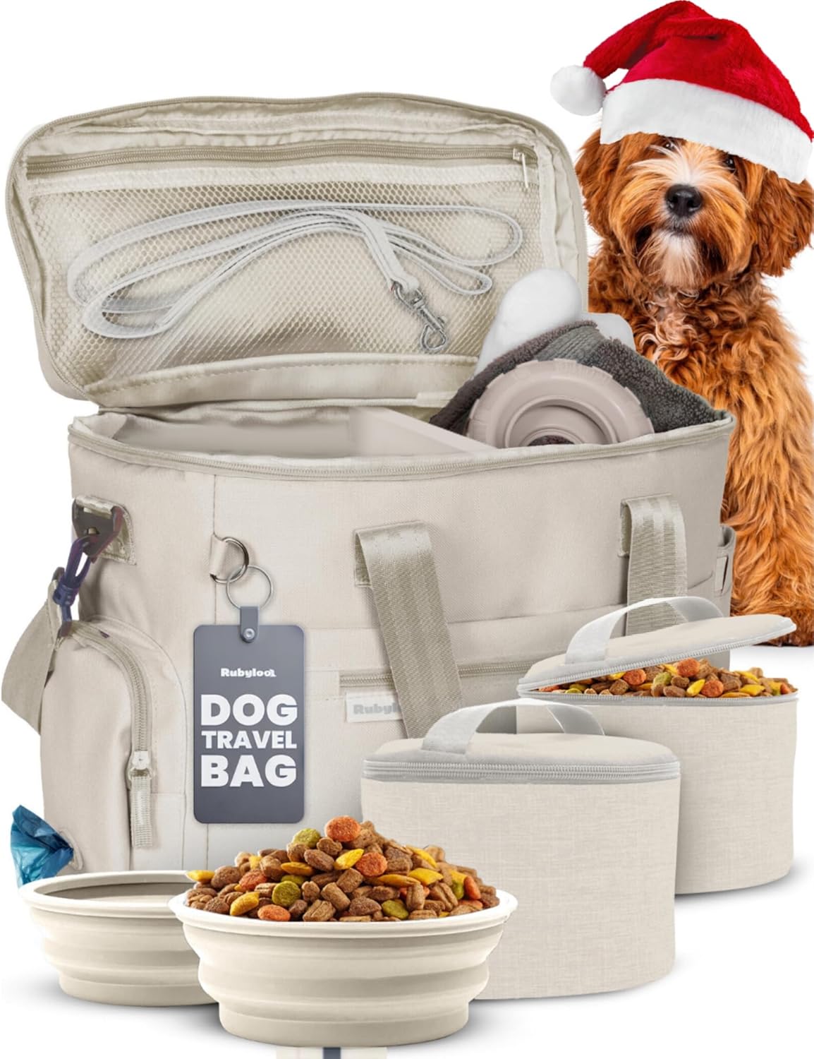 The Original Doggy Bag™- Dog Travel Bag for Supplies...