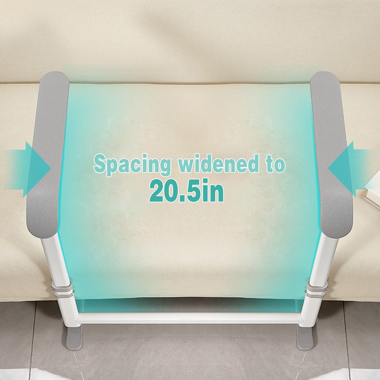 Couch Chair Sofa Stand Assist for Seniors, Height & Width Adjustable Couch Lift Assist for Patients, Elderly Seniors and Disabled Safety Grab Bar for Sitting Mobility Sit to Stand