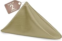 Vista 29 de Ultimate Textile -1 docena - Reversible Shantung Satin - Majestic - Servilletas de tela Majestic de 17 x 17 pulgadas color azul pizarra