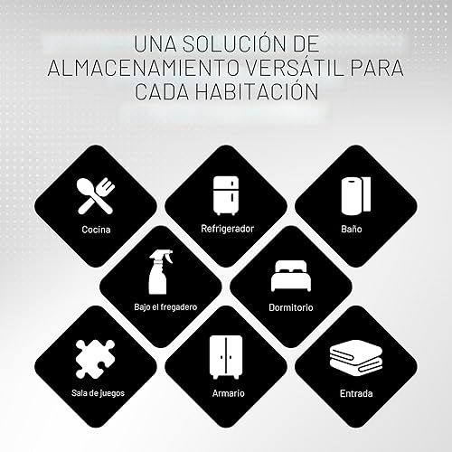 Miniatura 7 de ClearSpace Contenedores de almacenamiento de plástico transparente – Organizadores de despensa y contenedores de almacenamiento, organizador