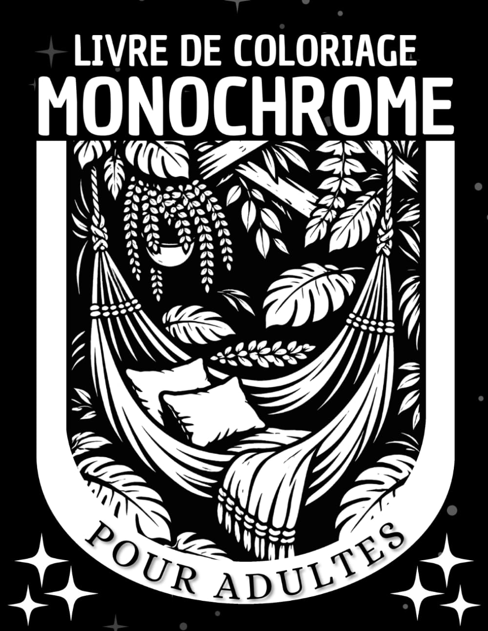 Livre de Coloriage Monochrome Pour Adultes: Plus de 50 scènes apaisantes : paysages, fleurs et des jardins pour vous aider à vous détendre et à colorier en une seule couleur.