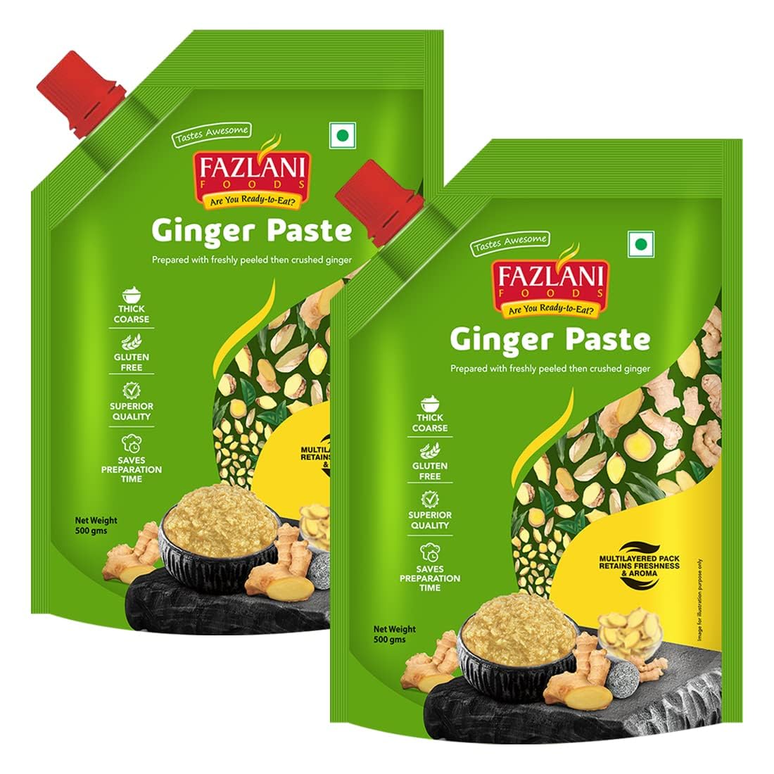 See full amazon price history chart for Fazlani Foods Fresh Ginger Paste – Authentic, Thick & Flavorful | Gluten-Free, Perfect for Curries, Sauces & Dishes | 500g | Pack of 2 Fazlani Foods Fresh Ginger Paste – Authentic, Thick & Flavorful | Gluten-Free, Perfect for Curries, Sauces & Dishes | 500g | Pack of 2 (B09PBH85F6) Amazon Price History, Amazon Price Tracker