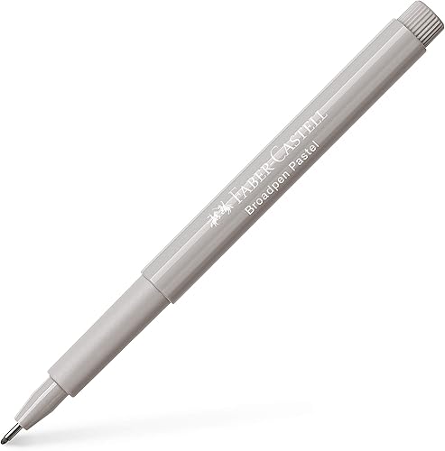 Faber-Castell Boadpen - Bolígrafo de punta fina (0.031 in), color gris pastel