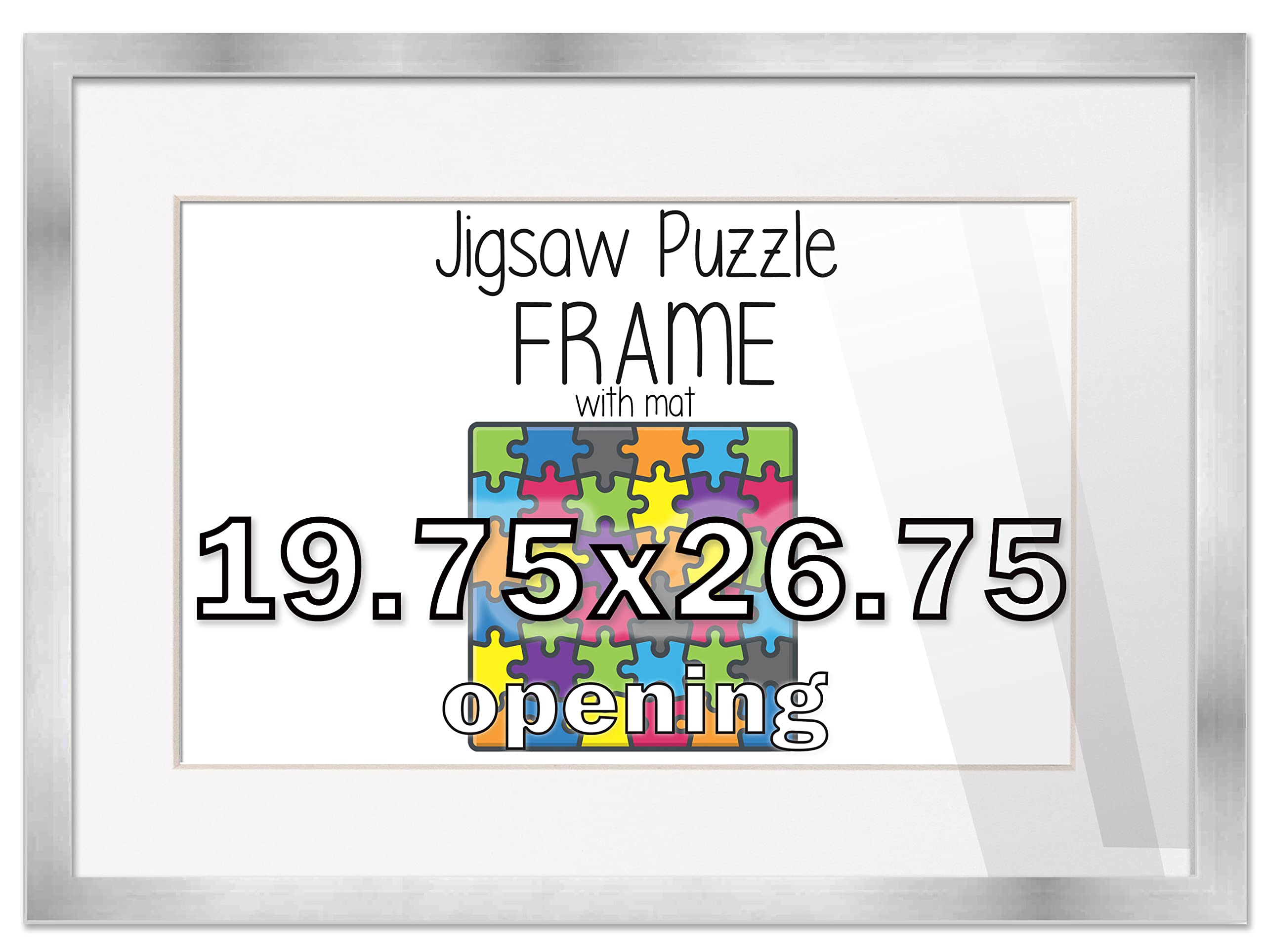 Amazon.com - 22x29 Frame Matted to Display 19.75x26.75 Puzzle with