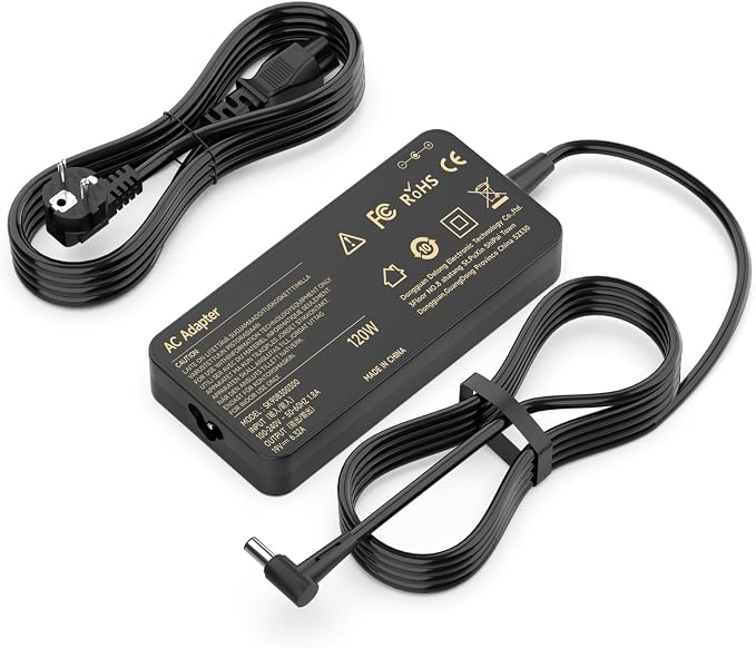 Etssembo – 120W 19V 6,32A Ladegerät Laptop Ladekabel Kompatibel mit ASU