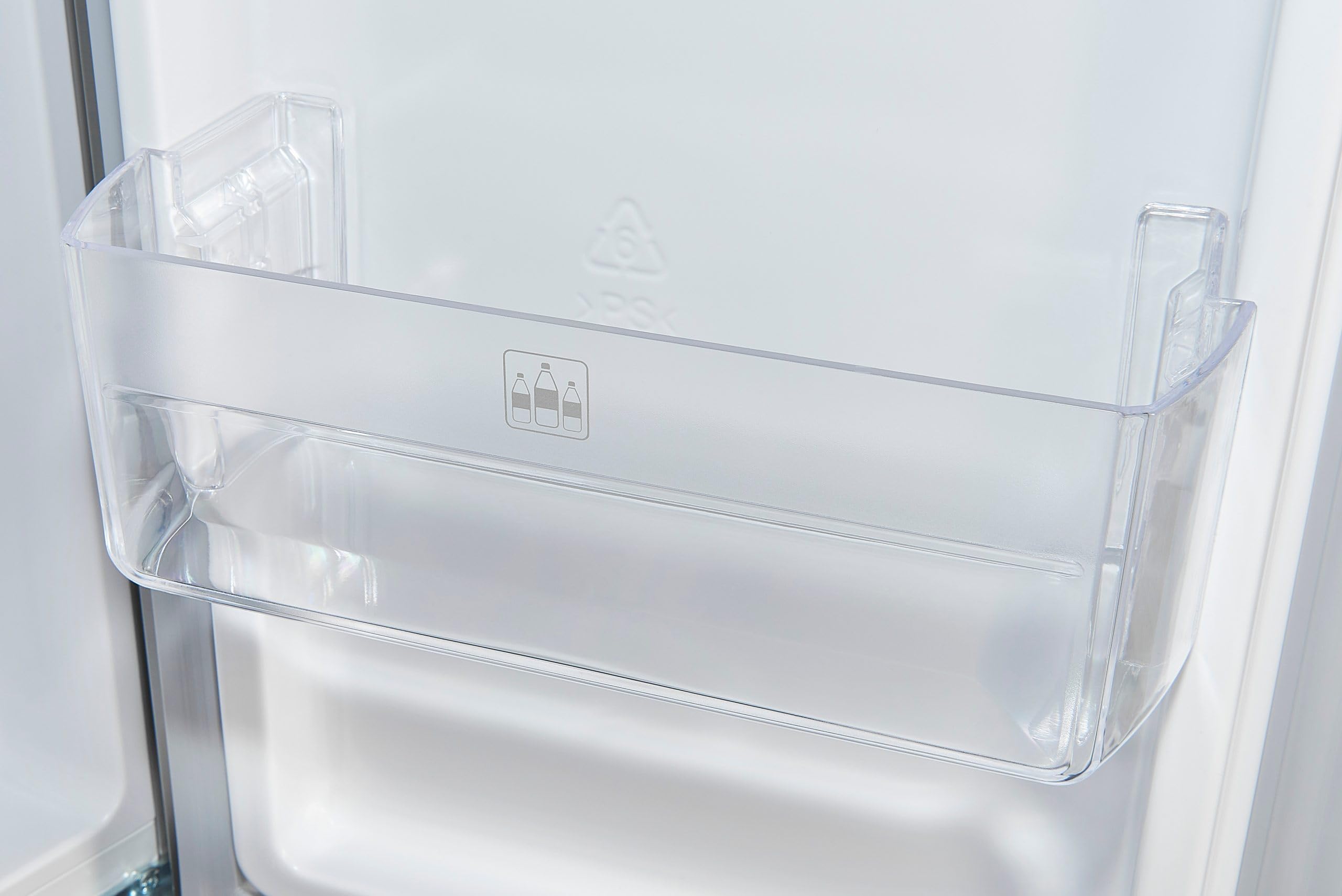 Exquisit® Frigorífico Americano, 4 Puertas, 362L, Clase D, Material Acero Inox, Tecnologia No-Frost, Display Digital en Puerta, Cajon Verdulero Siempre Fresco, Consumo 210 kWh/año, Medidas 180x79x62Cm