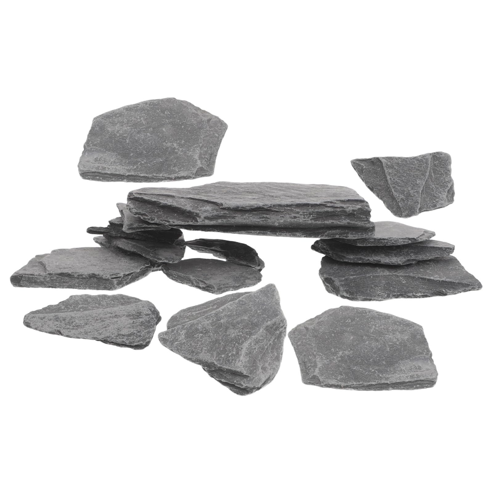 Aquarium Deko Steine Natur aus Echtem Felsen für Aquascaping und Fischbecken Dekoration Stabile Lebensräume und Verstecke für Fische und Schildkröten