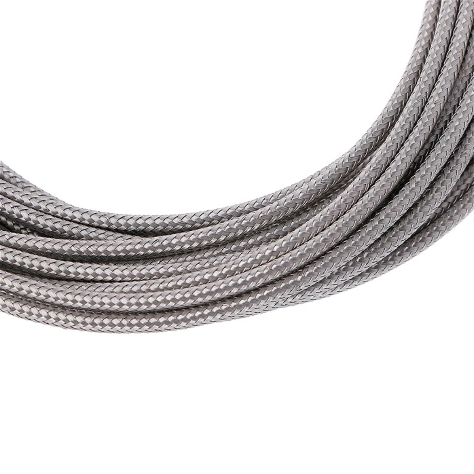 Sensores de temperatura de acero inoxidable de -100 ~ 1250 °C, termopar tipo K/PT100 para sonda de temperatura de gas de escape de motor, 1 m ~ 10 m (PT100 tipo 5 M)