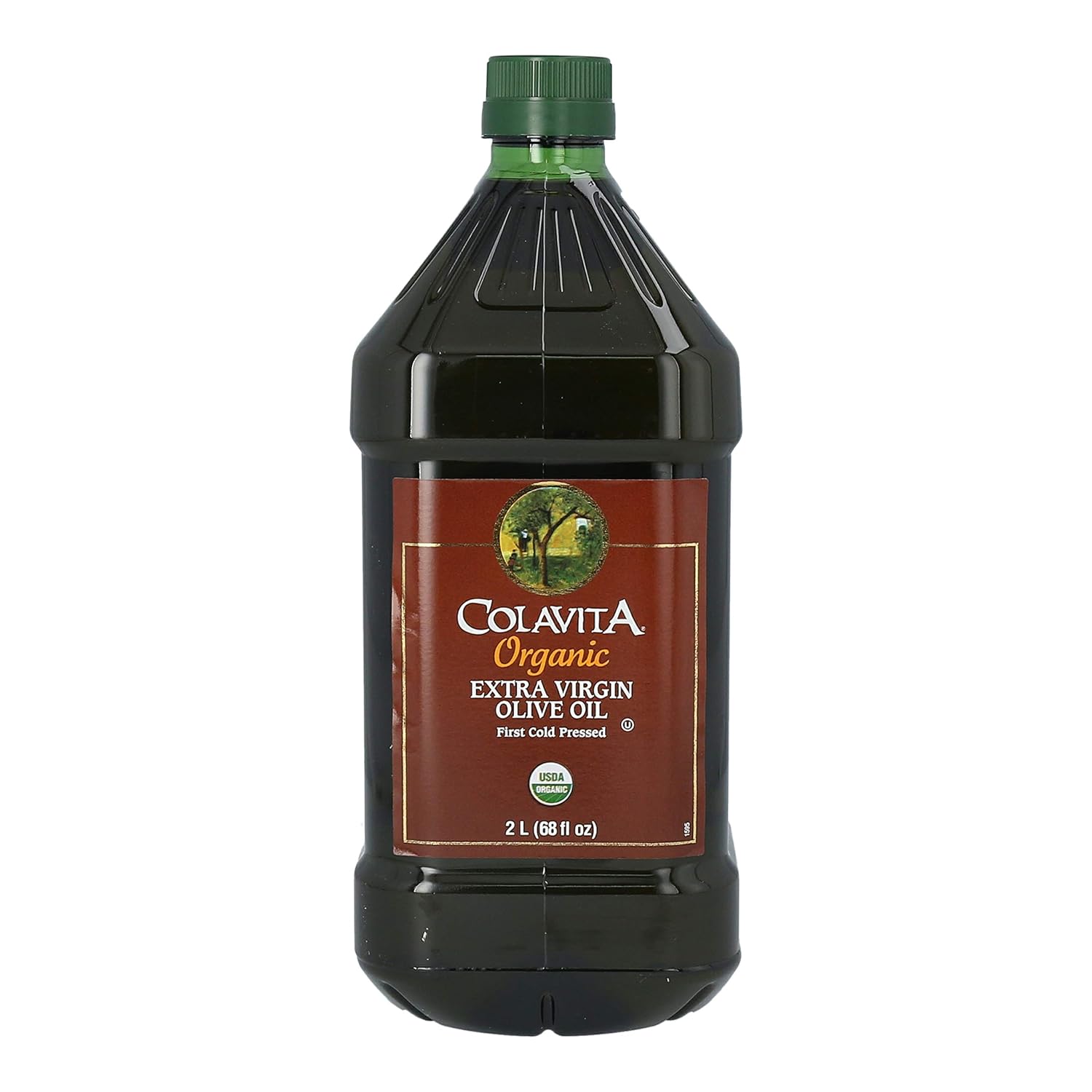 Colavita Organic Extra Virgin Olive Oil Pack of 1 (68 Fluid Ounce) Plastic Bottle