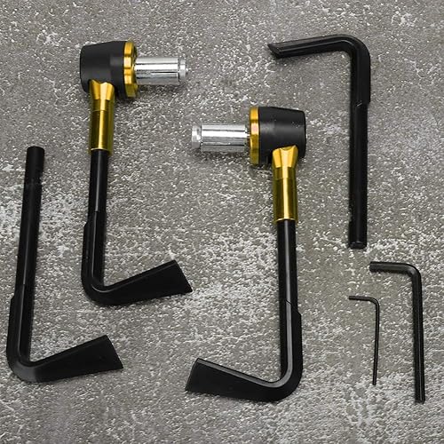 Miniatura 9 de EVGATSAUTO Protectores de palanca de motocicleta, protector de palanca de freno delantero CNC, empuñadura de motocicleta, protector de motocicleta