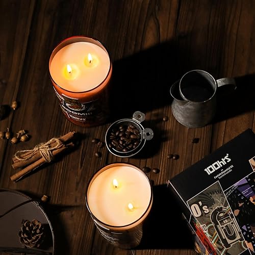 Miniatura 6 de Vela altamente perfumada 100HRS  26.5 onzas de tiempo de combustión más largo, 2 mechas de algodón, abraza la nostalgia de los años 90 con boom!!!,