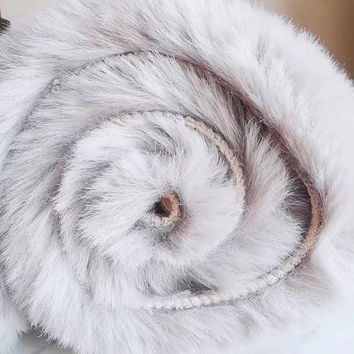 Miniatura 5 de Ghouse - Alfombra de piel sintética tipo lana de oveja suave y esponjosa de estilo bohemio para sala de estar, dormitorio, habitación de