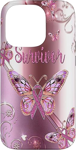 Funda para sobreviviente de cáncer de mama para iPhone 14 Pro