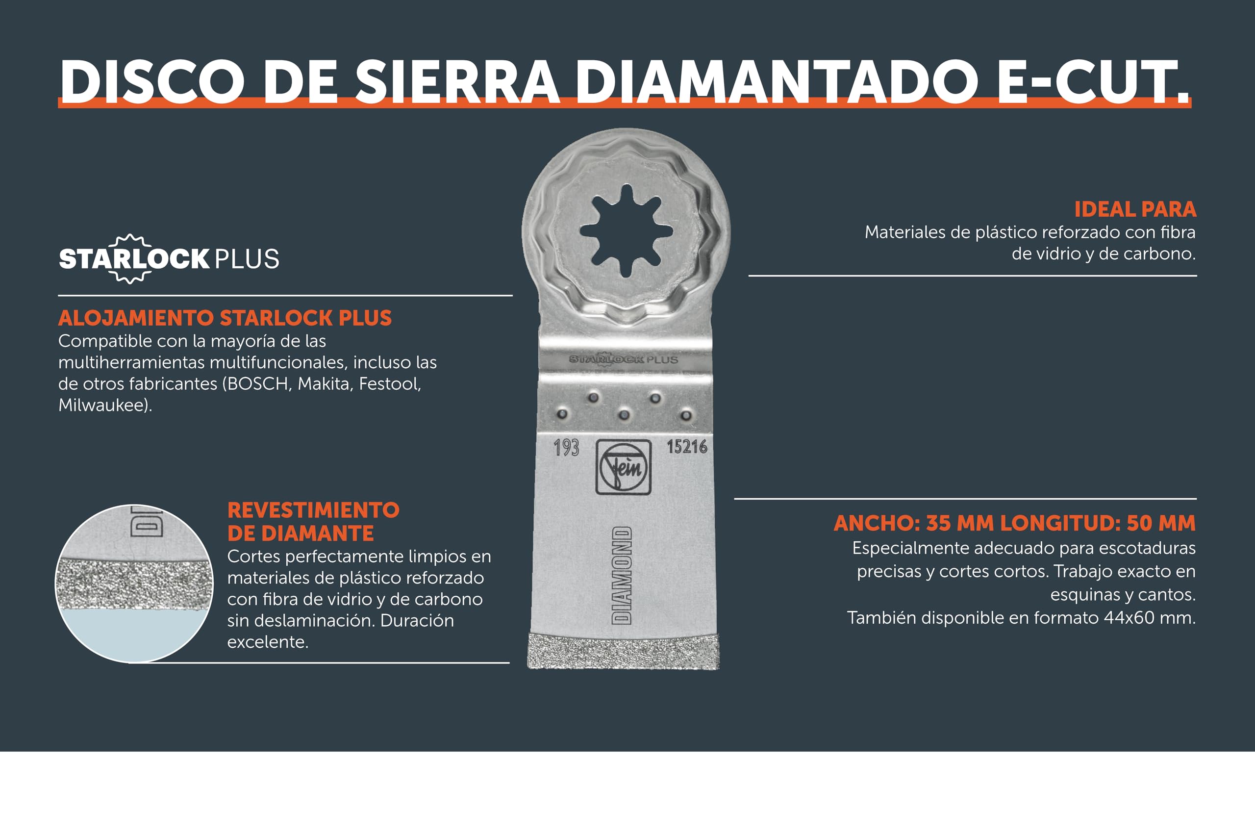 E-Cut diamante SLP 50x35, pack 1