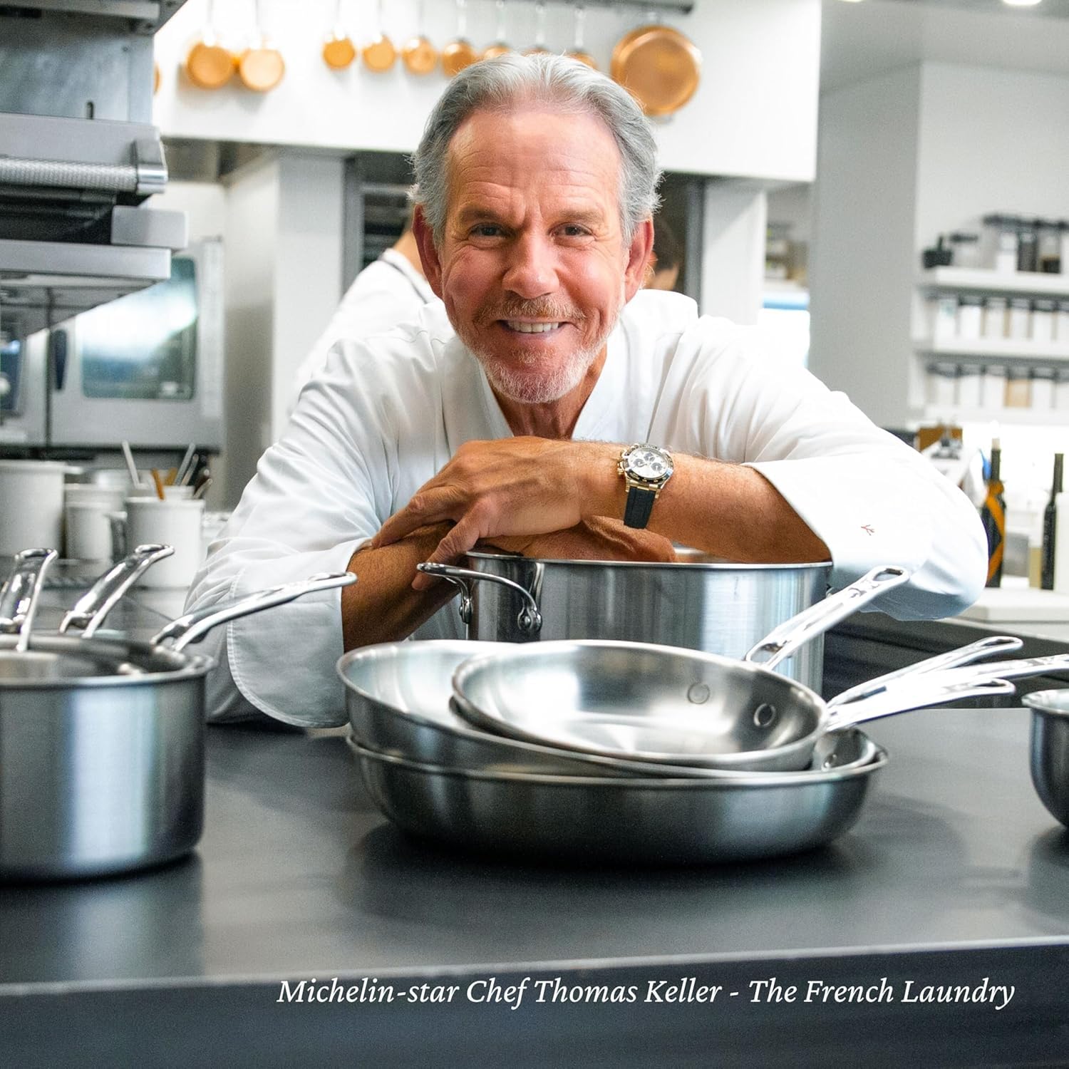 Thomas Keller Lid - Stainless Steel 8.5" -10