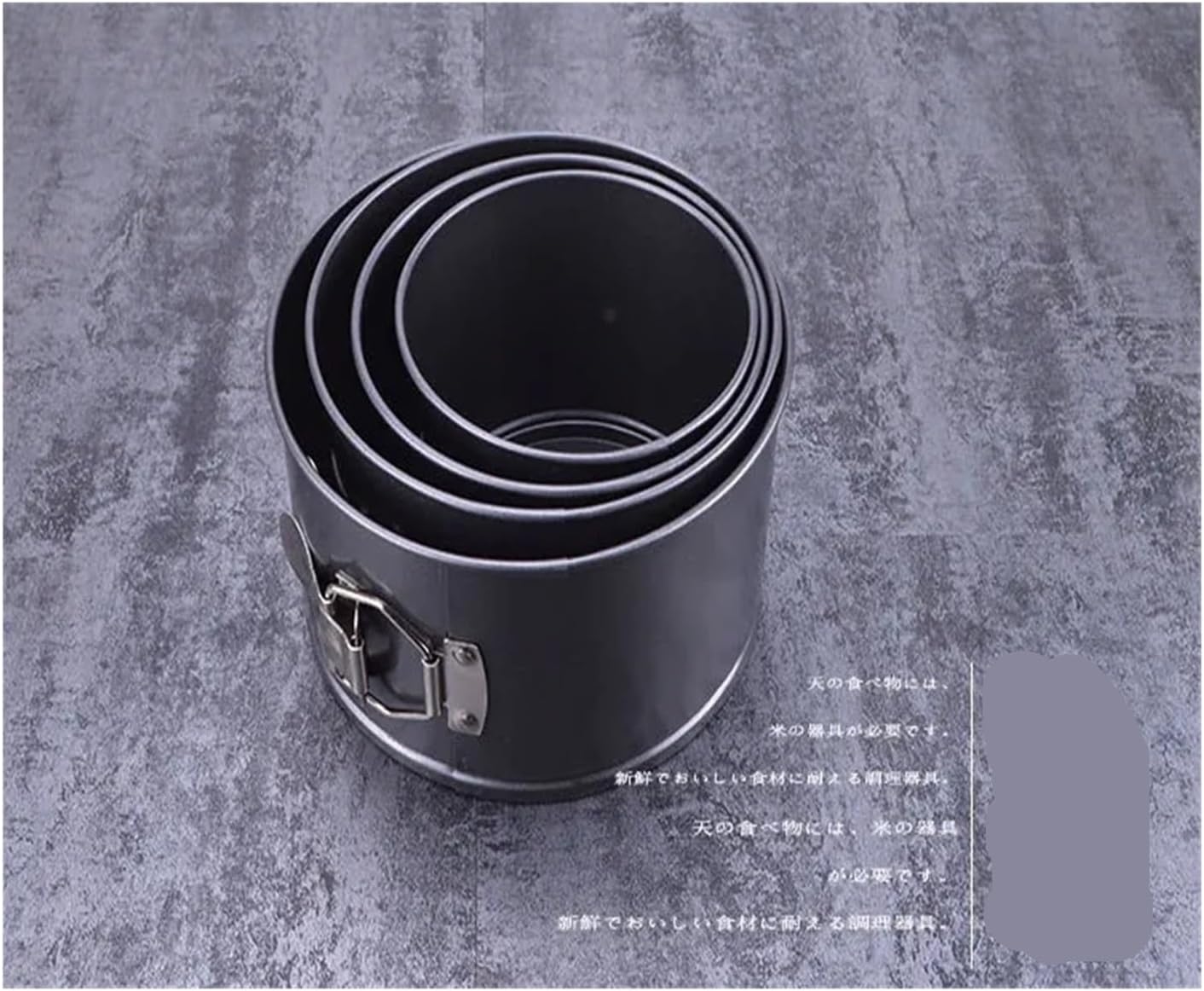 4pcs/set Round Shape Non-stick Springform Cake Mold Stainless Steel Cake Pan Pastry Bread Baking Pan Mould DIY Cooking Tools