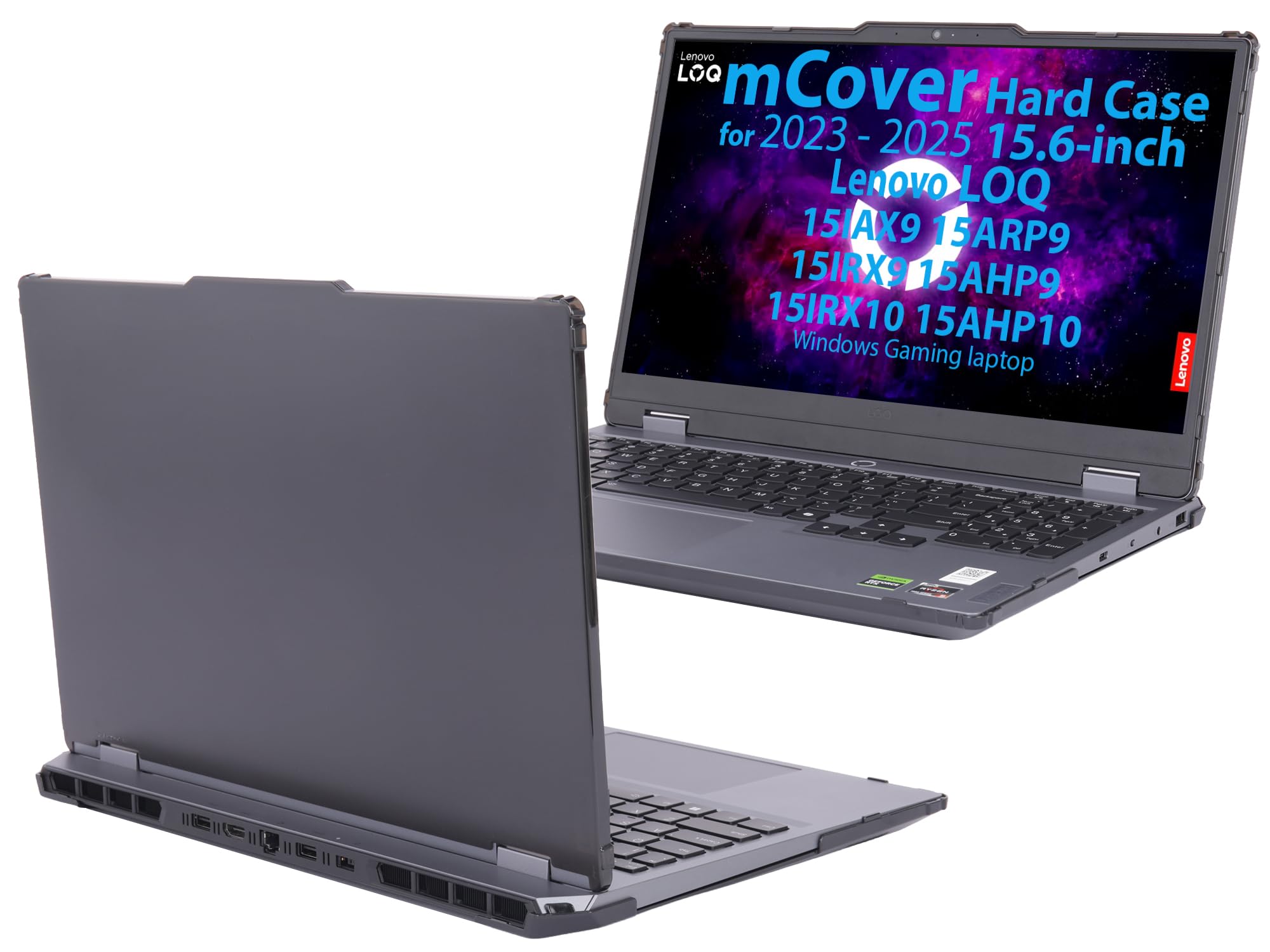 mCover Funda solo compatible con computadoras Lenovo LOQ 15IAX9 15ARP9 15IRX9 15IRX9 15AHP9 15AHP9 15IRX10 15AHP10 Series Windows (no para otros modelos Lenovo), color negro