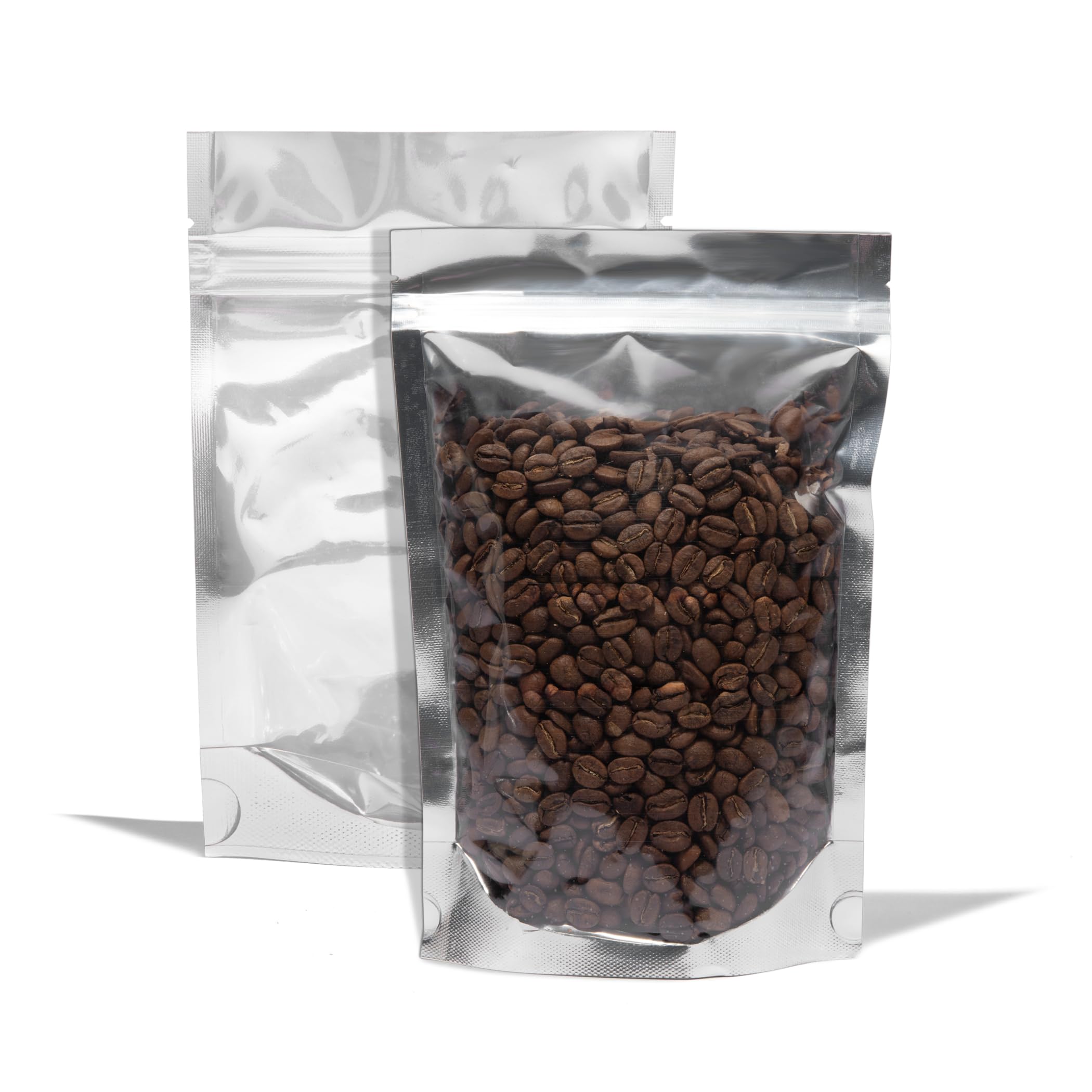 SPARTAN INDUSTRIAL6" X 9" Aluminum Resealable Stand-Up Pouch Bags - Pack of 500 Smell-Proof Heat Seal Bags for Cookies, Candy Packaging, Bath Salts, and More