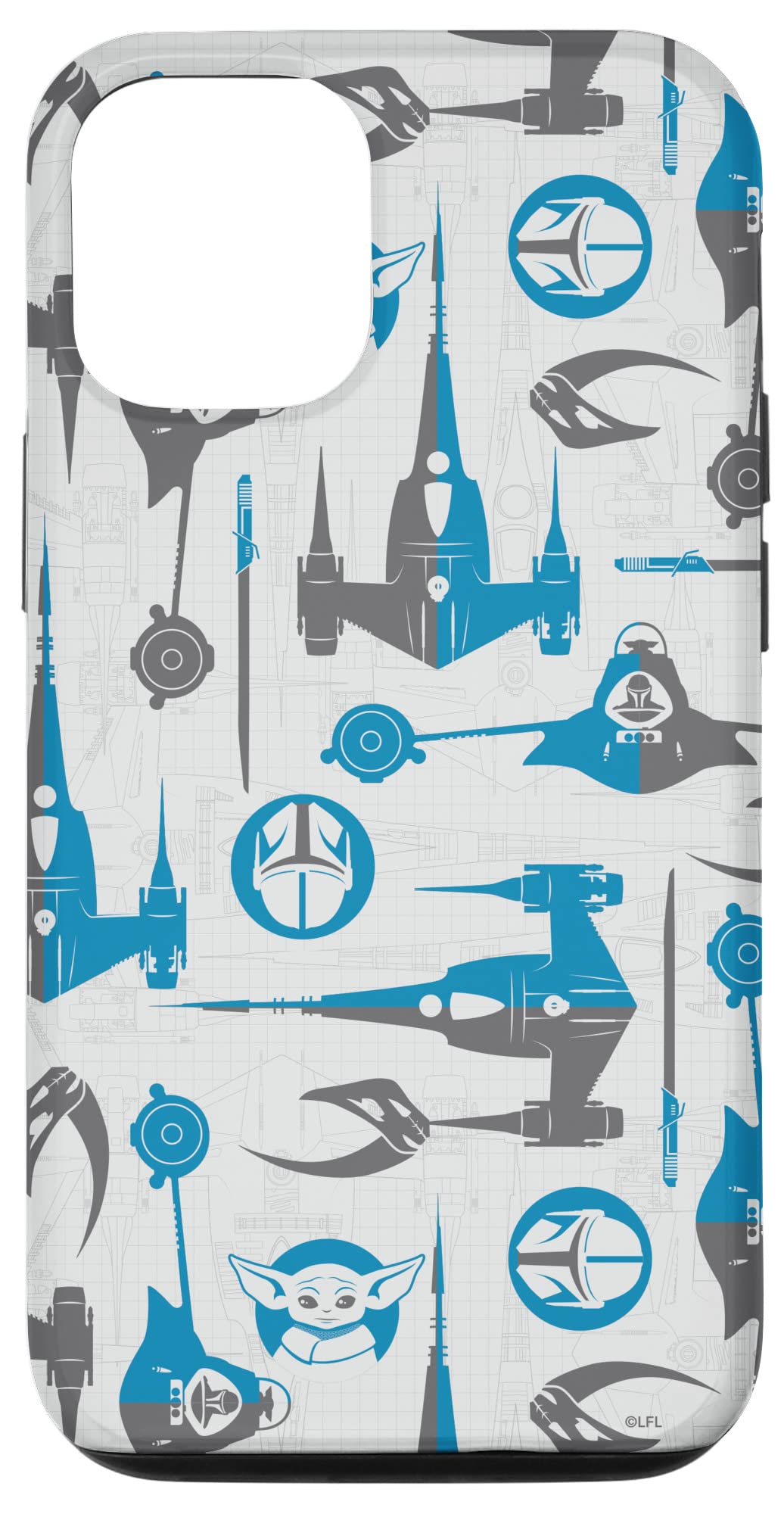 Coque iPhone 12 / 12 Pro Star Wars Mandalorian protégeant votre smartphone