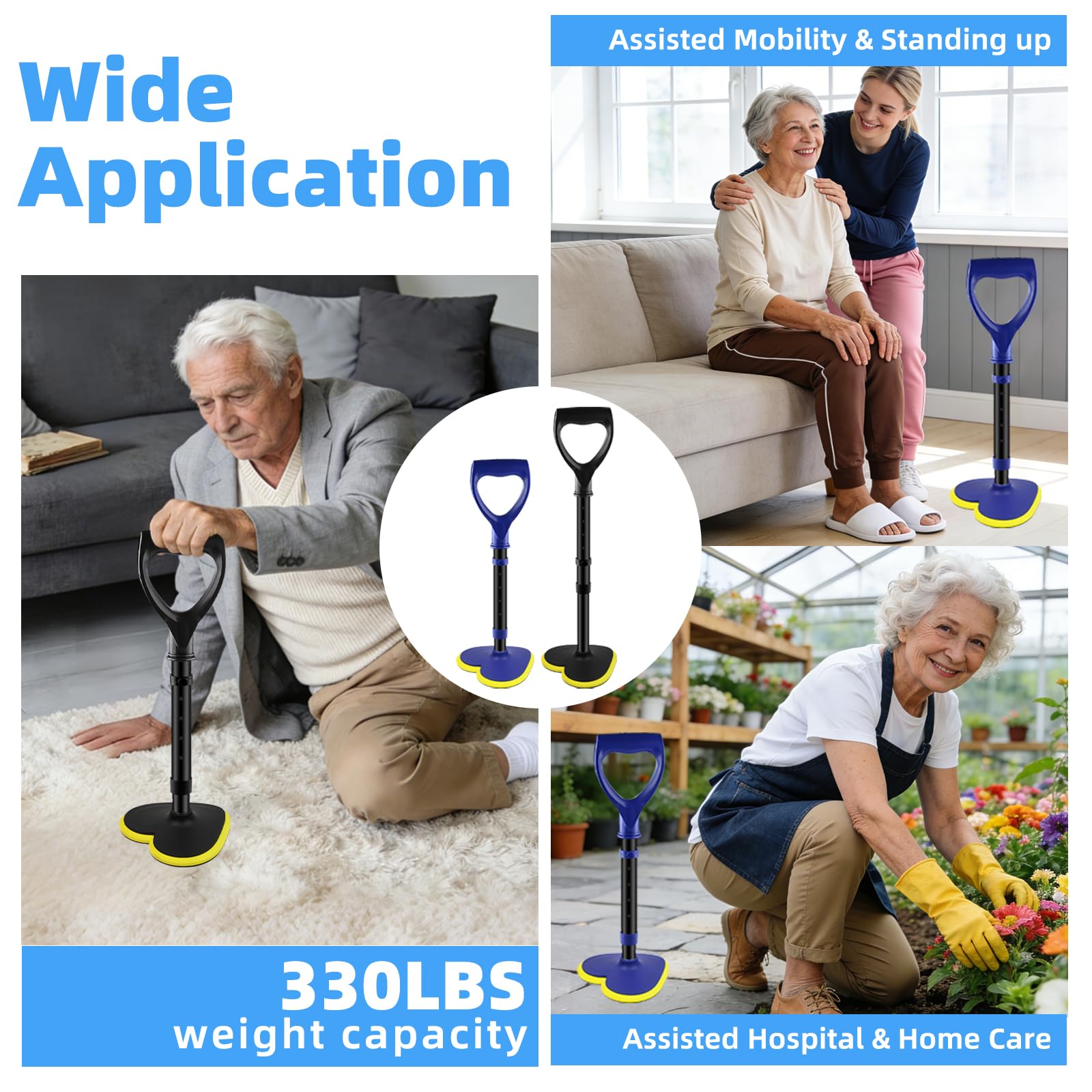 Standing Aid for Seniors - Adjustable Height -5