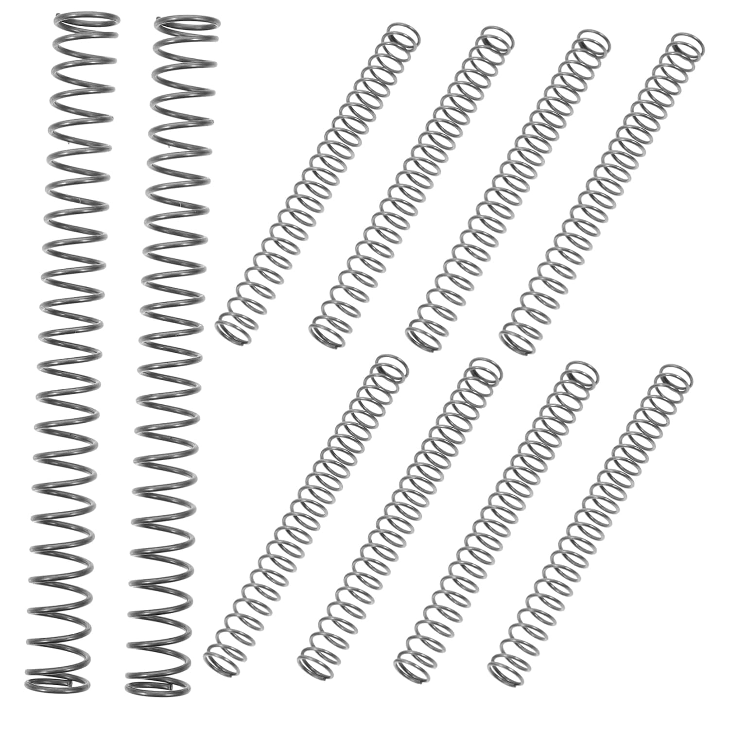 GLEAVI 10pcs Compression Spring Wire Outer for Mechanical Applications Home Repairs and Crafts