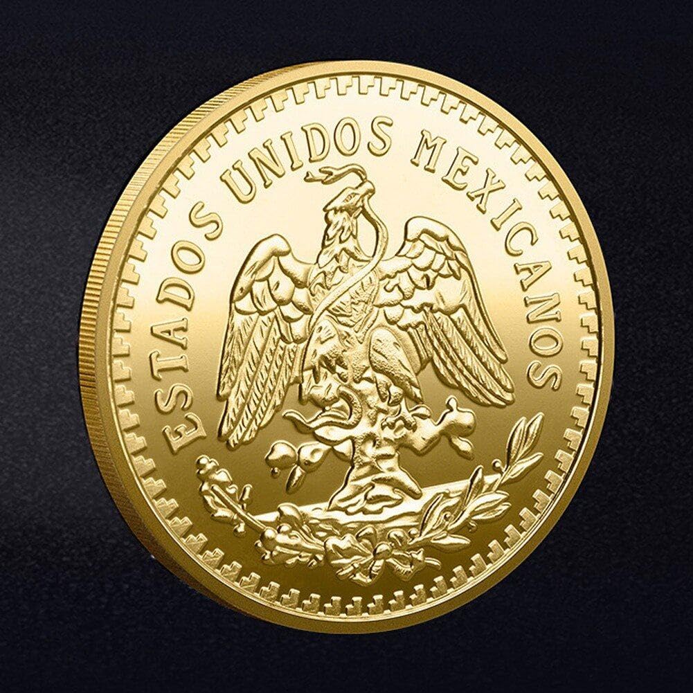 Moneda Conmemorativa Diosa De Moneda De Oro Conmemorativa Moneda Ángel De Independencia Moneda Decorativa Serpiente Águila Mexicana