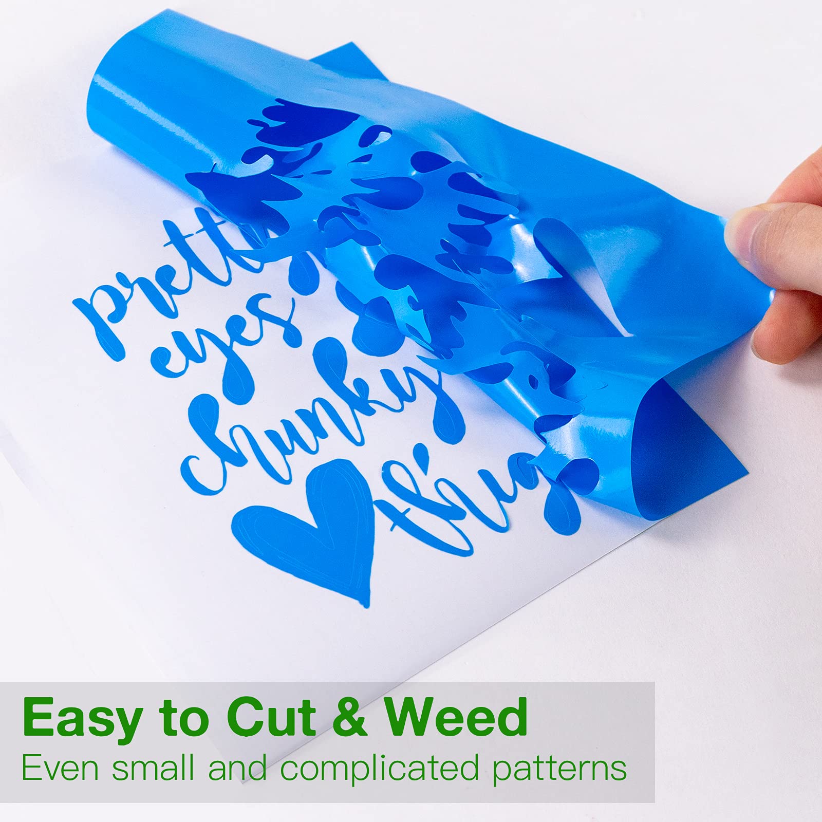 YRYM HT Royal Blue Permanent Vinyl Roll 12inch x 50 FT Blue Vinyl