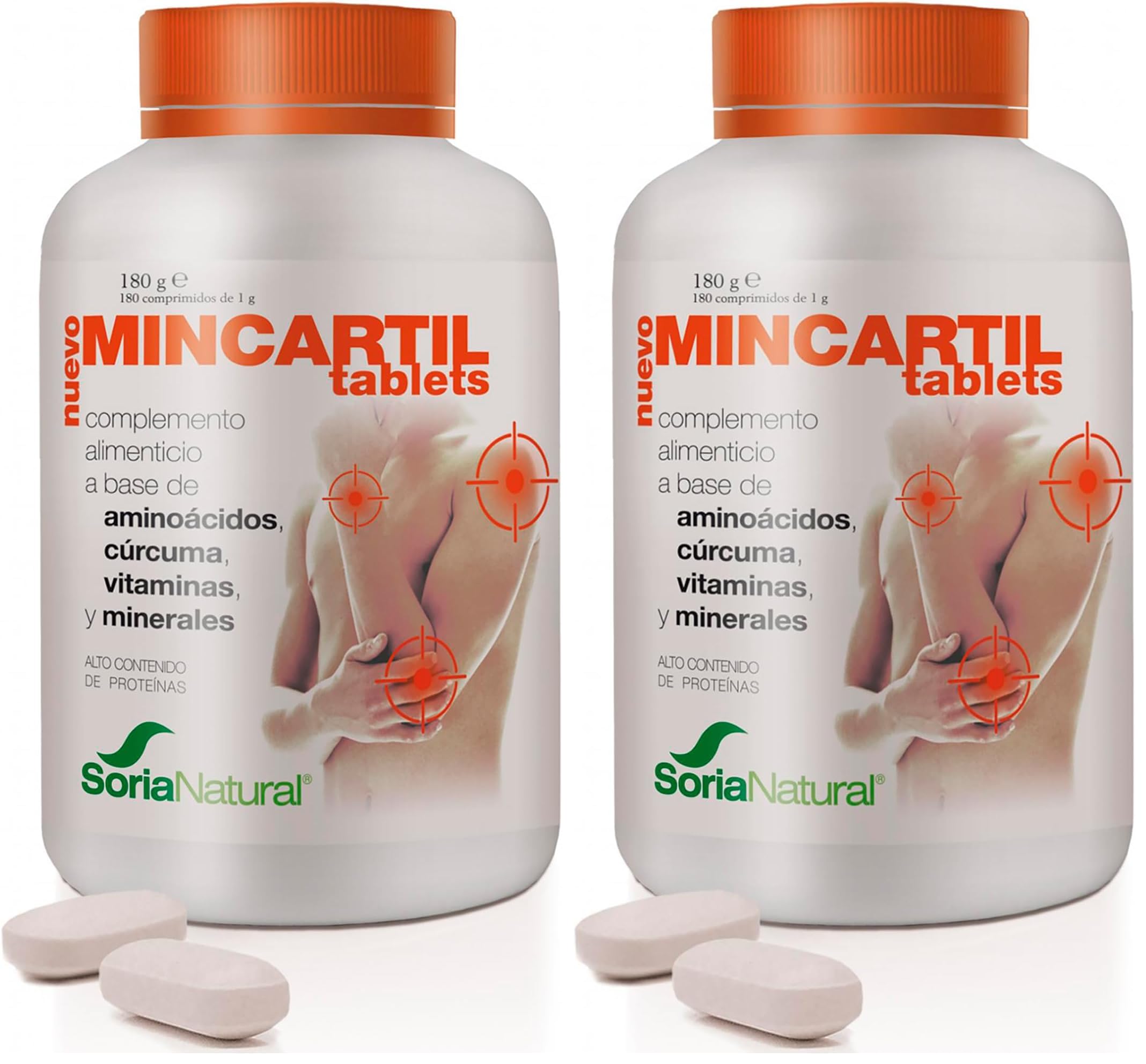 Soria Natural MINCARTIL REFORZADO COMP 180 COMP (Paquete de 2)