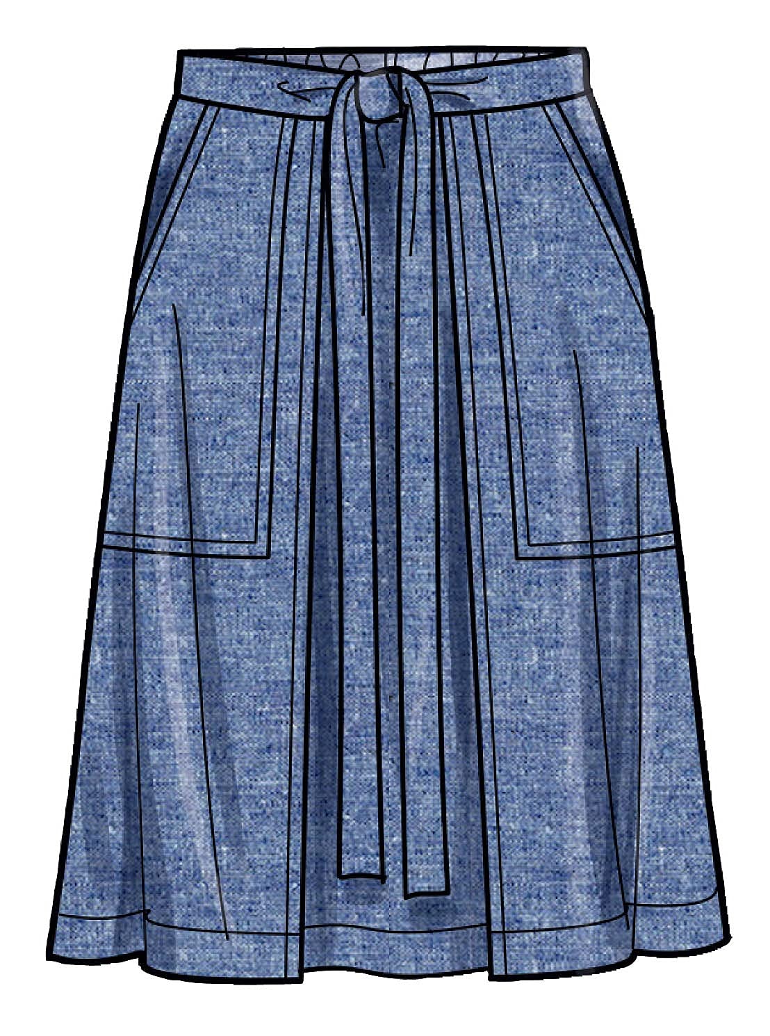 Simplicity SS9330H5 Cartamodello Donna - Tuta E Mini Abito Estate, Taglie 6-14, Con Drappo Asimmetrico - 3