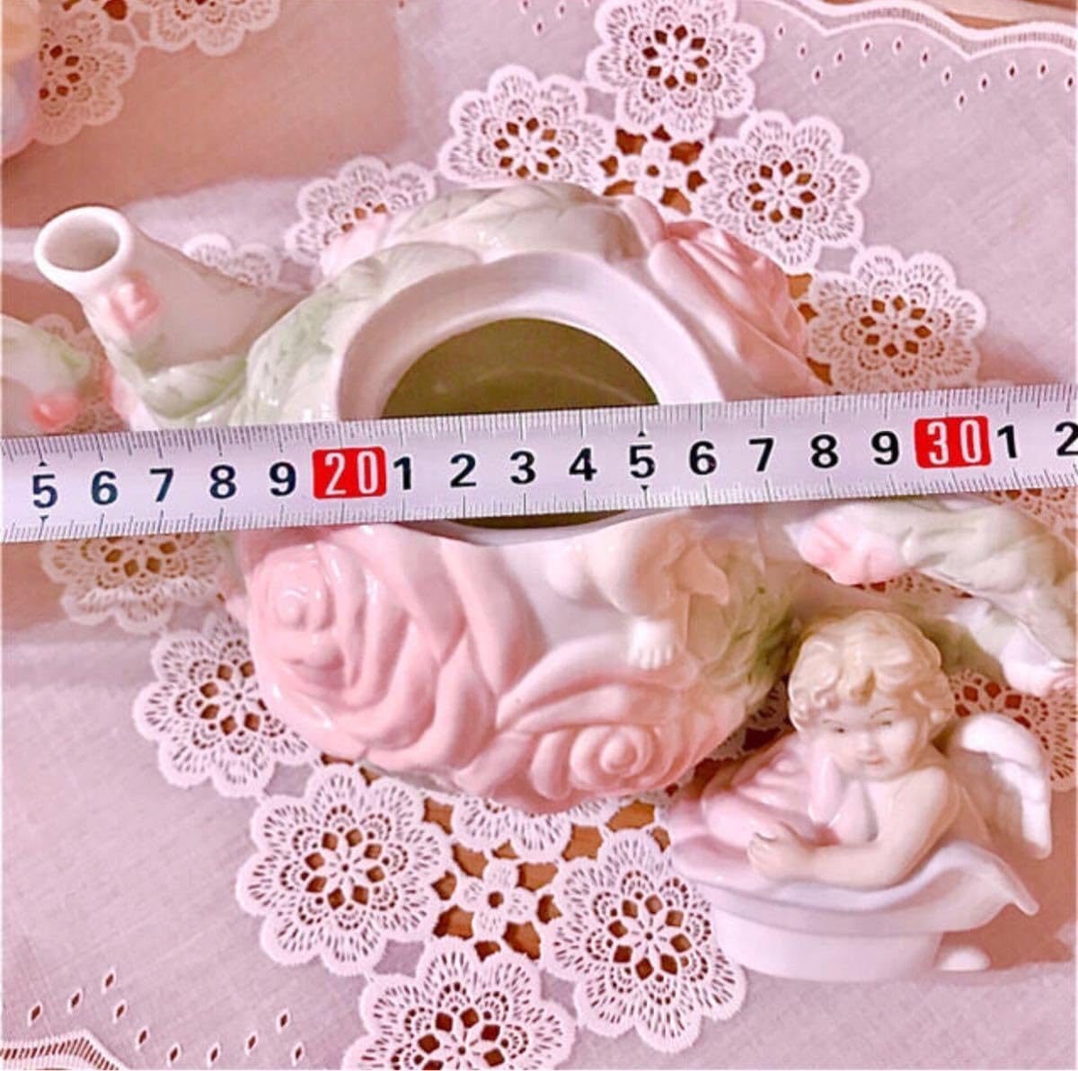 Amazon.co.jp: Angel Angel Angel Tea Set Teapot Mug Set of 3